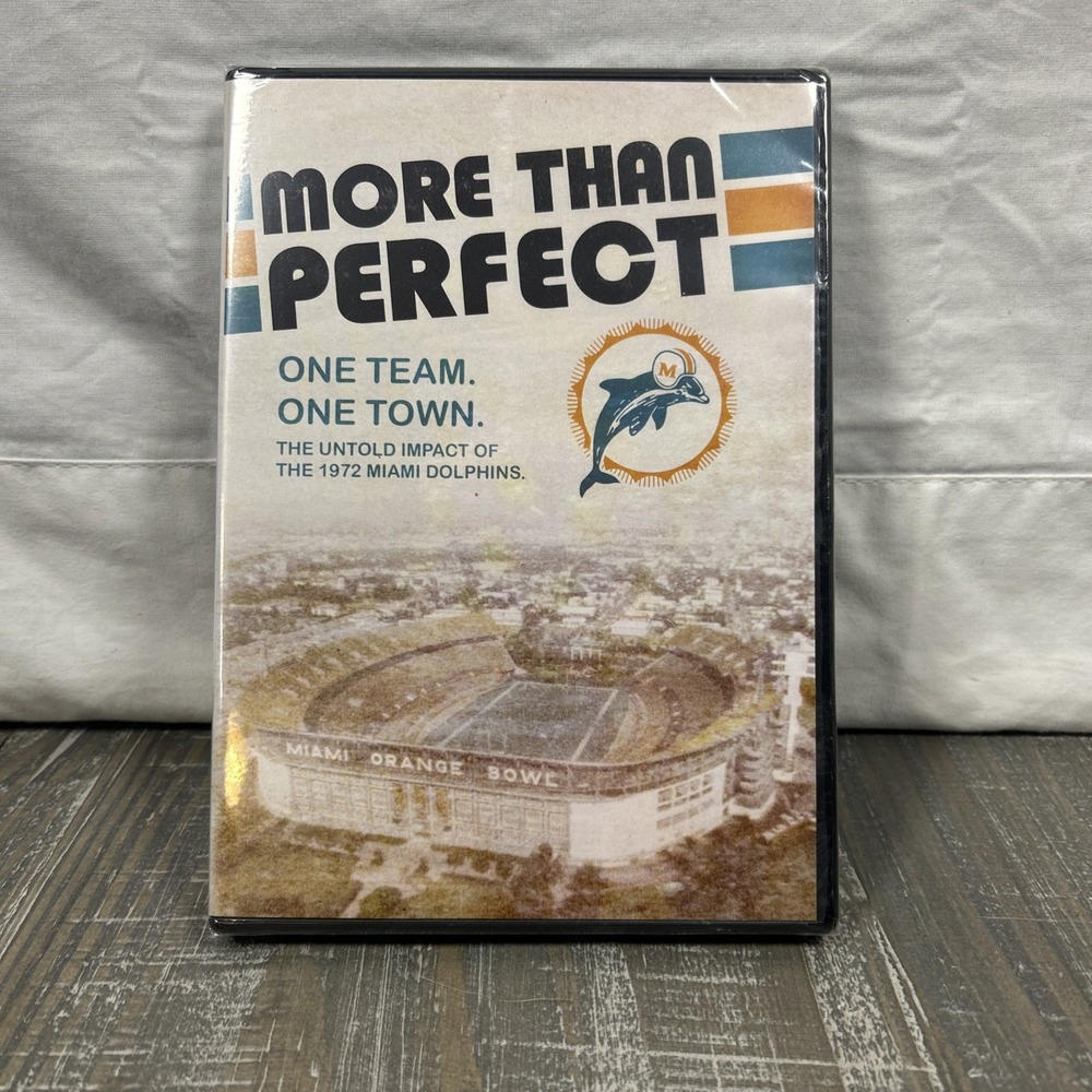 MORE THAN PERFECT - 1972 Miami Dolphins  DVD One Team. One Town. NFL NEW SEALED